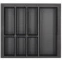 Orga-Box VII Basalt Grey Cutlery Tray for AvanTech YOU Drawers Height 101 and 139mm Depth 500mm