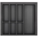 Orga-Box VII Basalt Grey Cutlery Tray for AvanTech YOU Drawers Height 101 and 139mm Depth 500mm