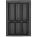 Range-couverts Orga-Box VII gris basalte pour tiroirs AvanTech YOU hauteurs 101 et 139mm, profondeur 500mm et largeur de meuble 