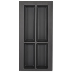 Orga-Box Slim 30cm lava grijs / pce