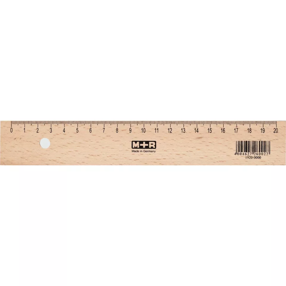 M+R latte en bois, 20 cm