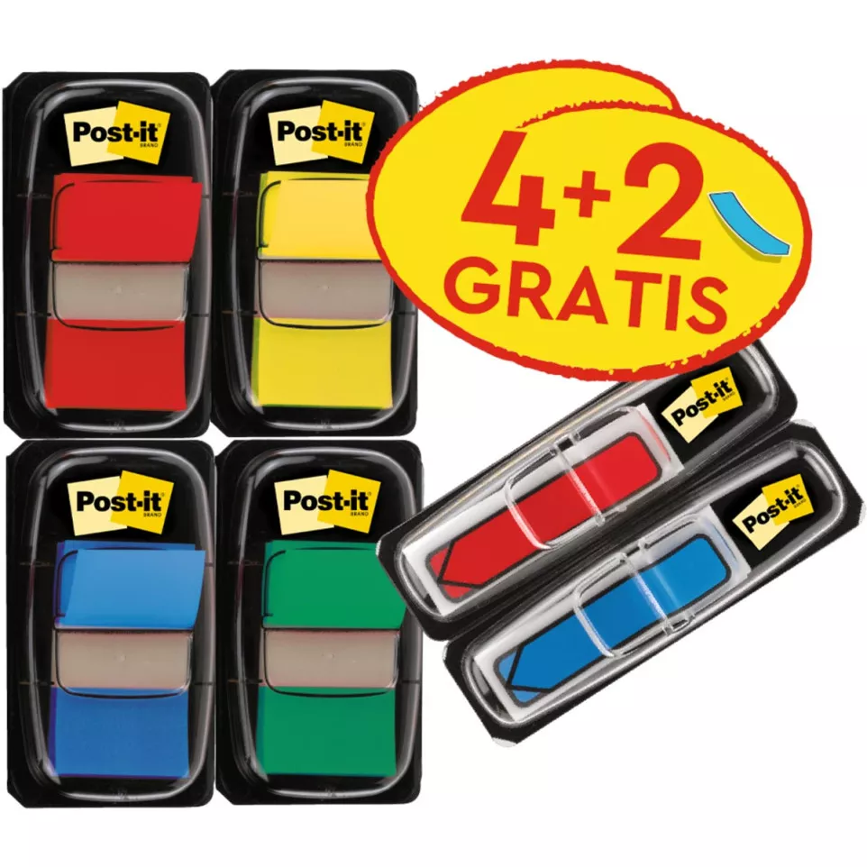 Post-it index standaard, ft 25 mm x...
