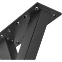 Industrial X Design Black Bench Leg / pc