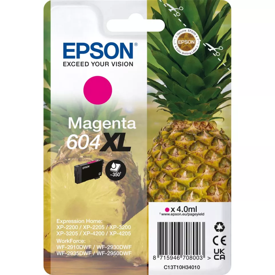 Epson 604XL High Capacity Magenta Ink...