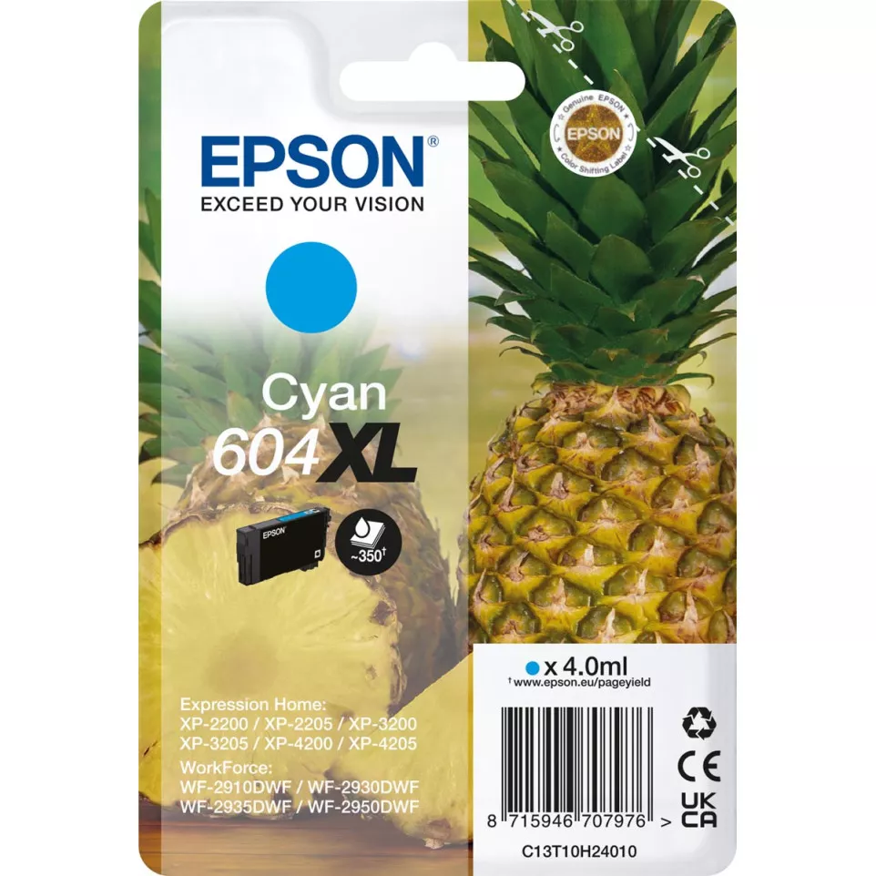 Epson inktcartridge 604 XL, 350...