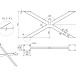 SPIDER Maxi Industrial Table Leg per piece
