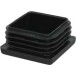 Square Black PVC Furniture Foot 40x40mm per piece
