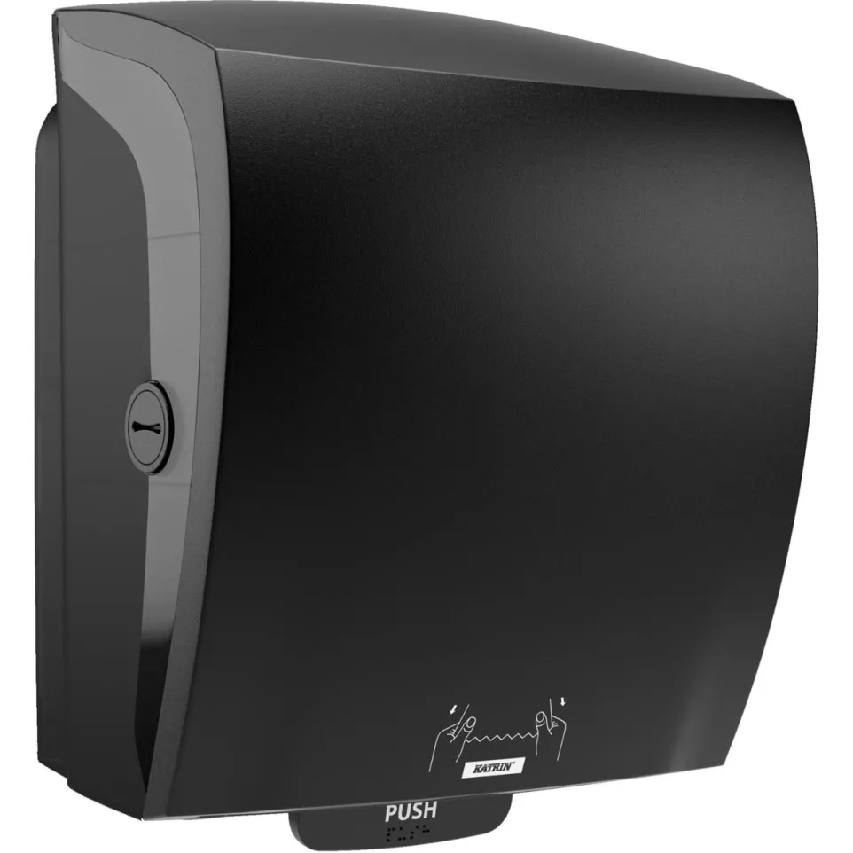 Katrin Paper Towel Dispenser 82070 Black
