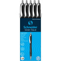 Schneider balpen Slider Rave, extra breed, blauwe inkt, zwart
