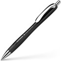 Schneider balpen Slider Rave, extra breed, blauwe inkt, zwart