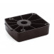 Basisplaat voor meubelpoot serie 21 zwart + schroeflip / pce