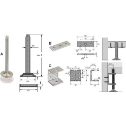 Hettich M8 inbusbout 50mm / pce