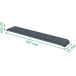 Leitz Ergo Adjustable Keyboard Wrist Rest Grey