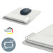 Leitz Ergo Mouse Pad with Adjustable Wrist Rest Light Grey