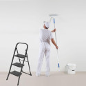 Brasq SL300 Step Ladder, Metal, Black, 3 Steps