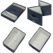 Leitz stoffen opbergdoos, small, grijs, set van 2 stuks