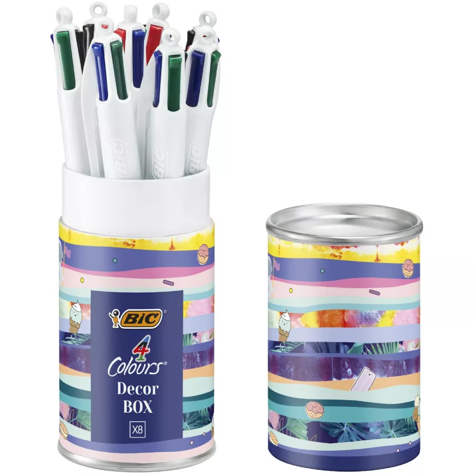 Bic 4 Colours Decors stylo bille 4...
