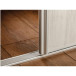 Profil poignée ERGO 18 aluminium anodisé pour panneaux bois épaisseur 18mm longueur 2,70m / 2.7m