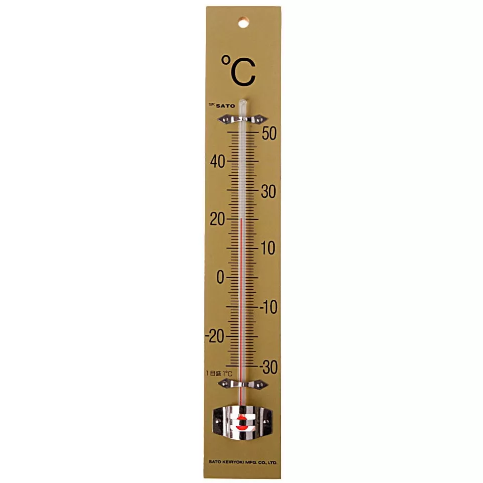 Bouhon Wooden Thermometer 25 x 4 cm