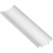 Geanodiseerd aluminium afdekprofiel voor bodemrail "PRO" lengte 3m / 3m
