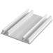 Dubbele bodemrail "PRO" geanodiseerd aluminium voor ERGO 18, NOVO S 18 en 18/4, LOCA 18 en 18/4 schuivers lengte 6m / 6m