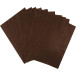 Bouhon brown felt paper A4 pack of 10 sheets