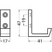 Enkele 139 matzwarte aluminium jashaak 18 / pce