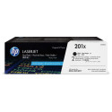 HP 201X 2-Pack High Yield Black Original LaserJet Toner Cartridges CF400XD 2800 Pages Each