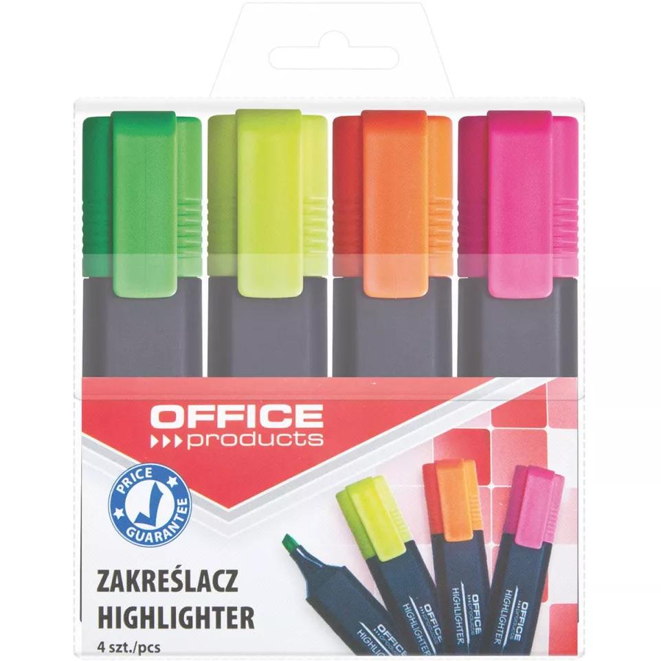 OFFICE highlighters, 1-5 mm, assorted...