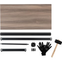 Avasco étagère Home Maxi, ft 176 x 90 x 45 cm, 5 tablettes, en métal, noir