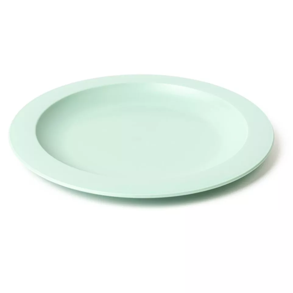 DBP Round Pastel Green Plastic Plate