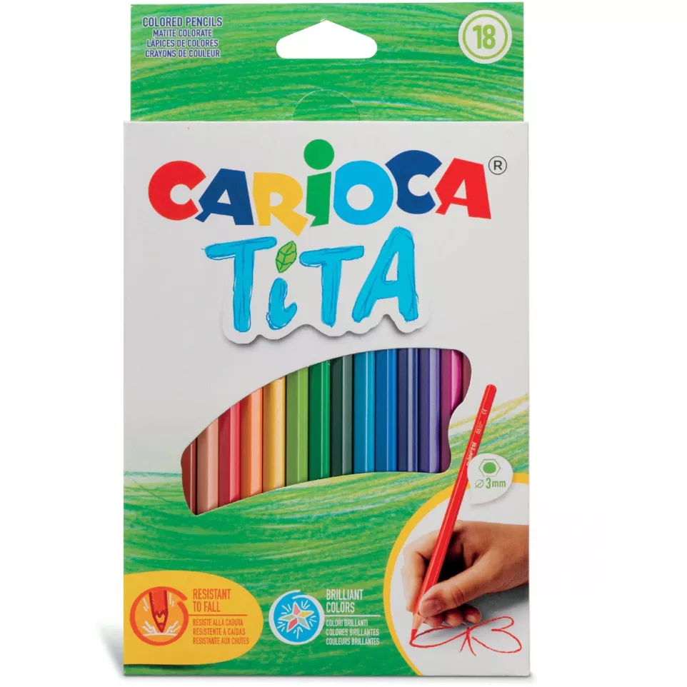 Carioca kleurpotlood Tita, 18 stuks...