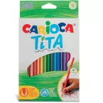 Carioca Tita Coloured Pencils 18 Pieces in Cardboard Case