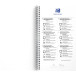 Oxford Essentials taskmanager dagplanner, 230 bladzijden, ft 14,1 x 24,6 cm, aqua