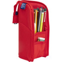 Oxford Stand-Up Red Pencil Case