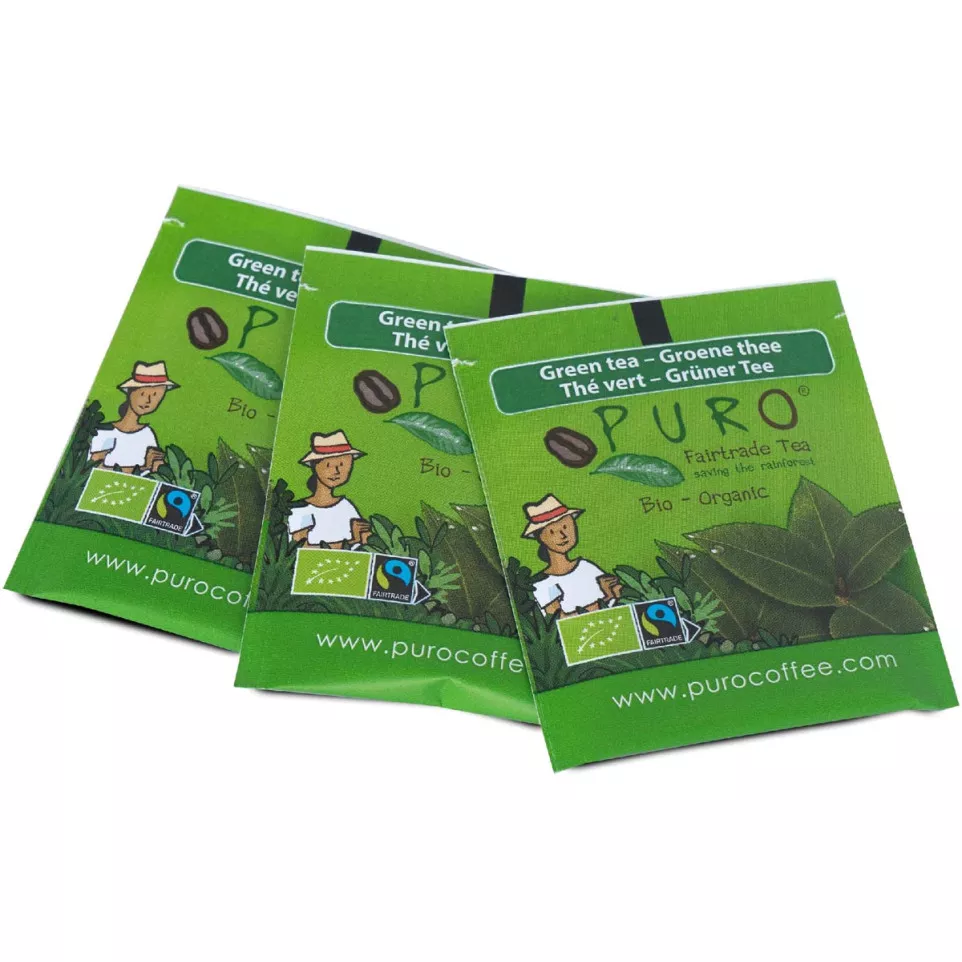 Puro Bio Fairtrade Green Tea 25 Tea Bags