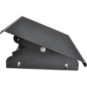 DESQ Metal Footrest, 3 Adjustable Heights, Heavy Duty, Black