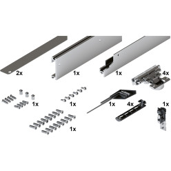 Hawa Concepta III 35 Base Kit for Left Pivot Sliding Door Height 1900–2700mm per piece