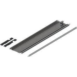 Top verbindingsbeslag 110mm lengte 500mm voor twee draai- en intrekbare Concepta III deuren 25/35 / pce