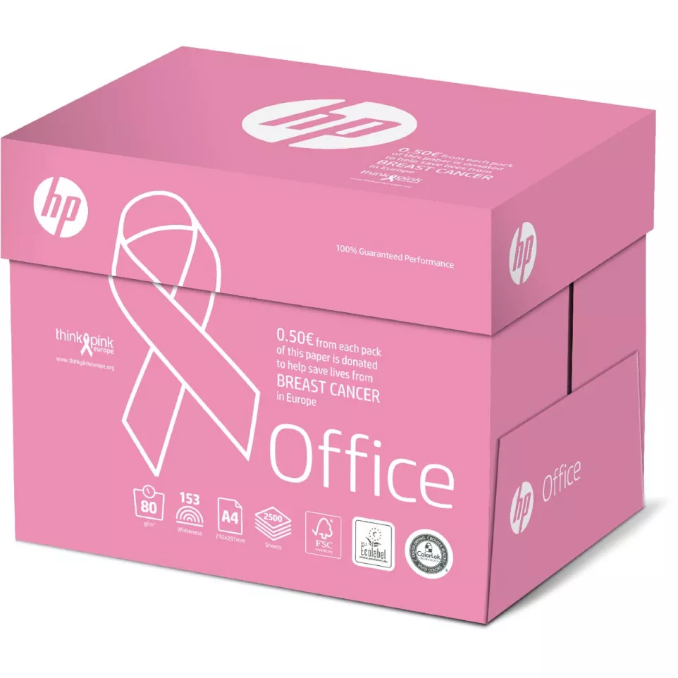 HP Office Pink Ream kopieerpapier, ft...