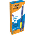 BIC Gel-ocity Illusion Blue Retractable Gel Pen