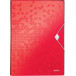 Leitz WOW pochette projets, ft A4, 6 compartiments, en PP, rouge