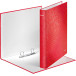 Leitz WOW Ring Binder Cardboard 2-Ring A4 25mm Spine Red