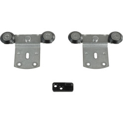 ARLU Double Roller Fitting with Side Mounts 550/560.000 max 30kg per panel / pc