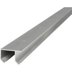Dubbel aluminium loopprofiel ARLU 560.000 lengte 2,1m / 2.1m