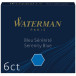 Waterman cartouches d'encre bleu 6X