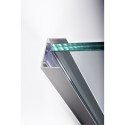 Transparent plastic stop and dust protection strip for SUPRA and ROBUSTUS frame profiles / 5m