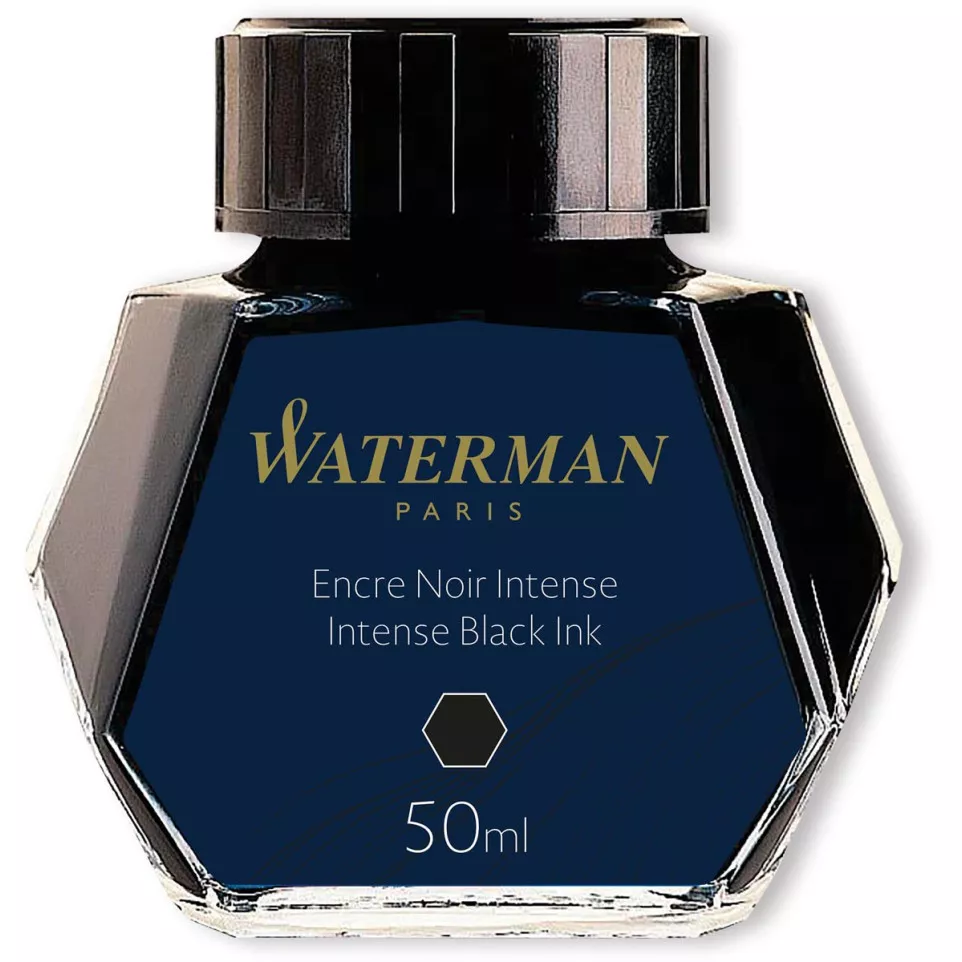 Waterman vulpeninkt 50 ml zwart