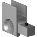 Chrome Reversible Handle End Cap and/or Adapter for Pressure-Rotation Security Lock for Glazing up to 12.76mm