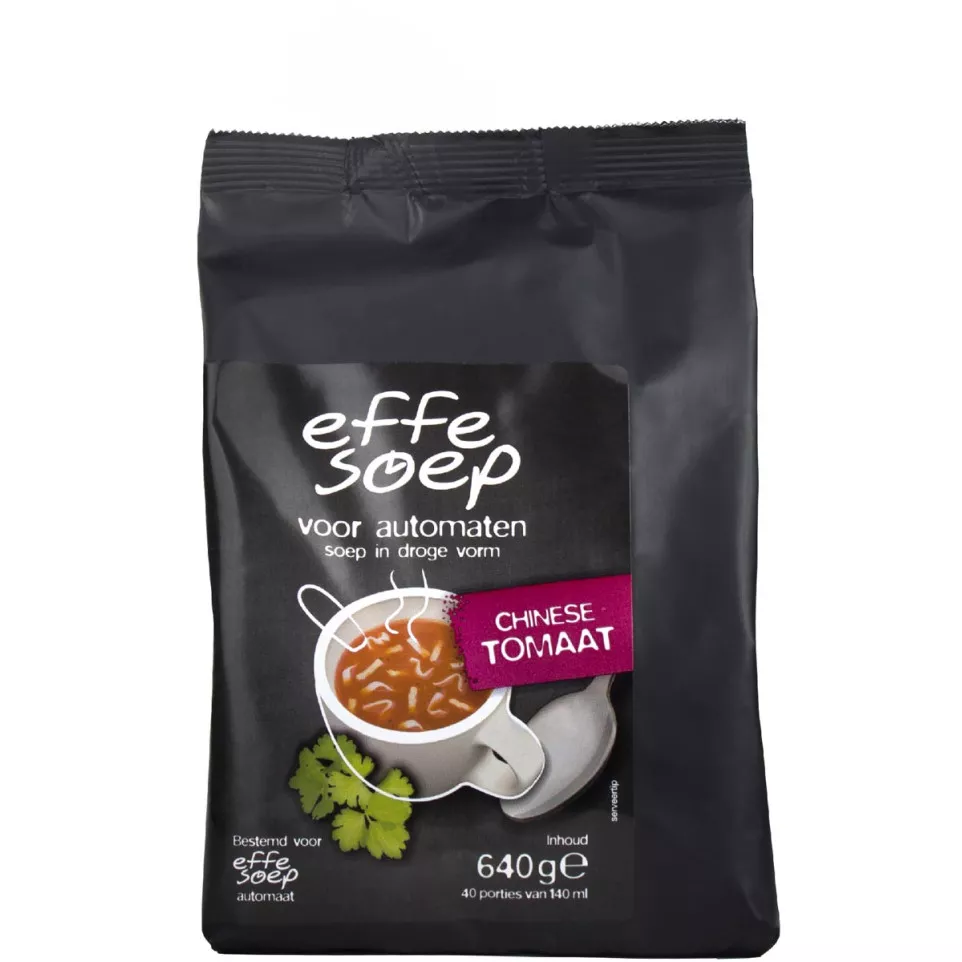 Effe Soep vending, tomate chinoise,...